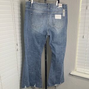 NEW kan can high rise super flare 36x32 jeans